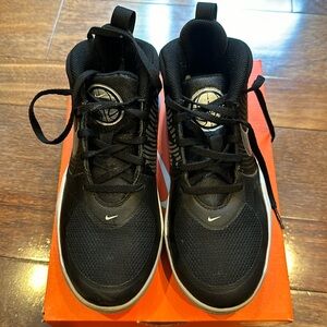 Nike Team Hustle Basketball shoes for kids (sz 4)